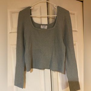Old Navy Super Soft square neck cropped sweater NWOT